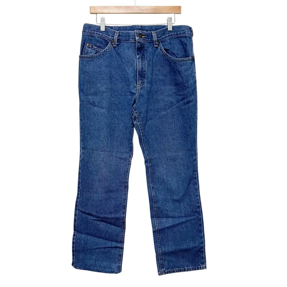 Vintage Lee Straight Leg Jeans Sz 36x30